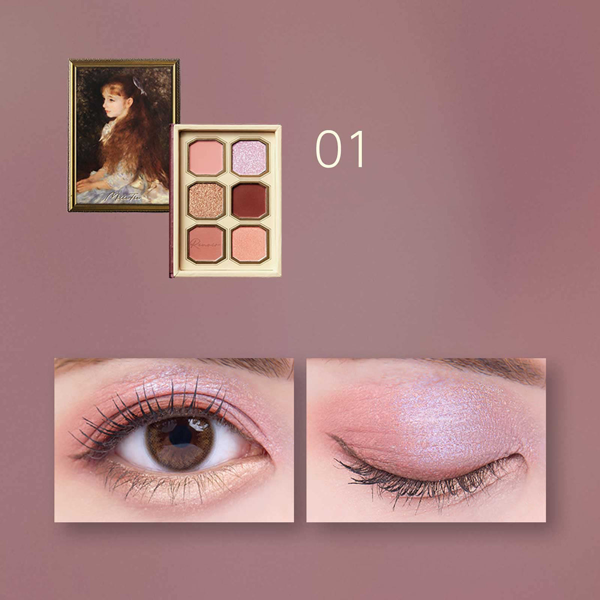 Painting Eyeshadow Palette-01 Irène Cahen D'Anvers-5-Millefee-Makeup-cosmetics Painting Eyeshadow Palette-01 Irène Cahen D'Anvers-5-Millefee-Makeup-cosmetics