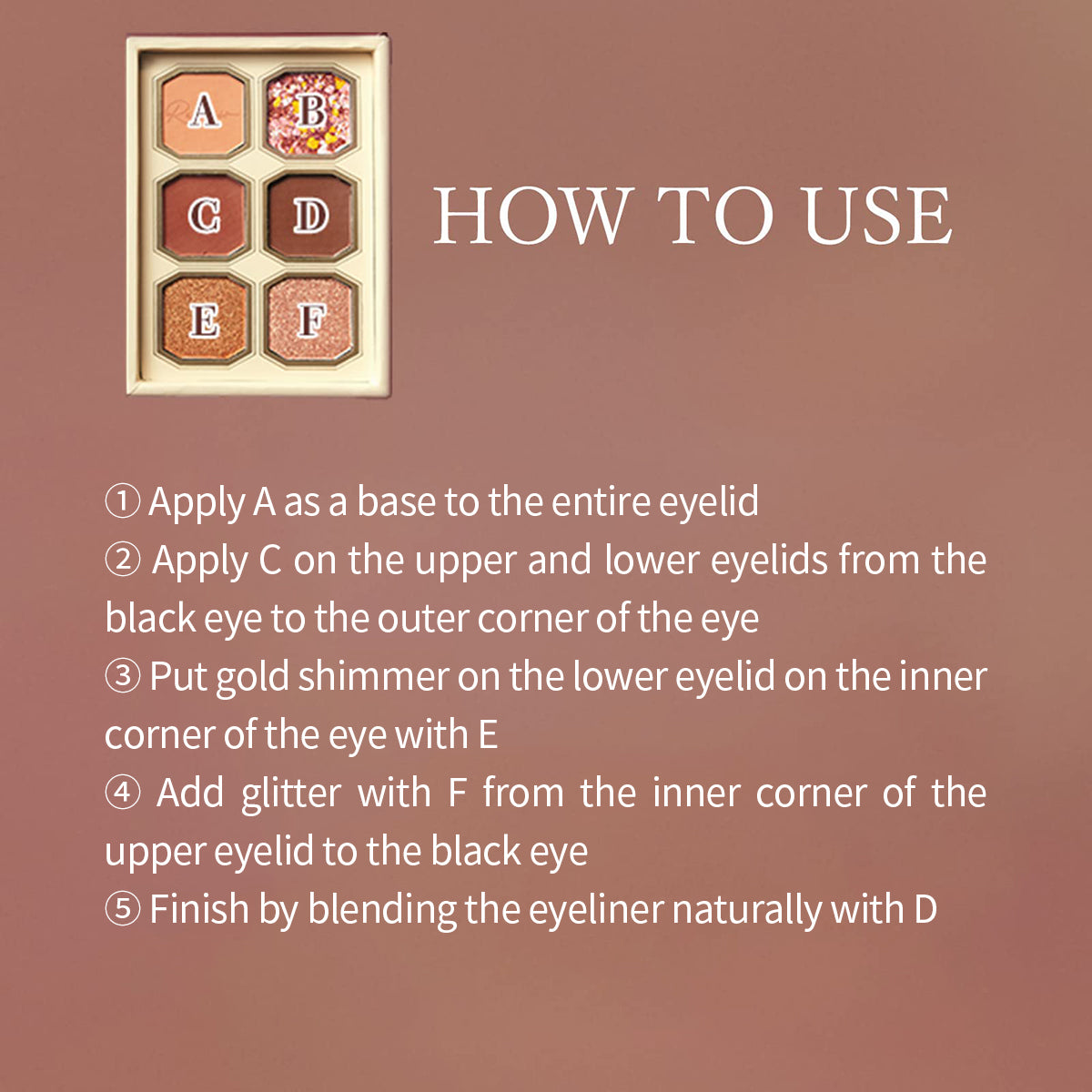 Painting Eyeshadow Palette-02 Bouquet-6-Millefee-Makeup-cosmetics Painting Eyeshadow Palette-02 Bouquet-6-Millefee-Makeup-cosmetics