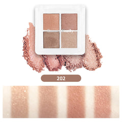 4Colors Mini Eye Palette 202 Brown-3-eyeshadow-Emery Emily-Makeup-cosmetics 4Colors Mini Eye Palette 202 Brown-3-eyeshadow-Emery Emily-Makeup-cosmetics