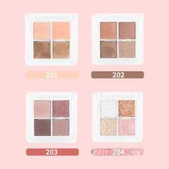 4Color Mini Eye Palette 203 Pink-4-eyeshadow-Emery Emily 4Color Mini Eye Palette 203 Pink-4-eyeshadow-Emery Emily