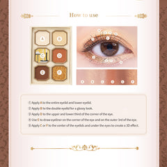 Painting Shadow Palette-14 The Kiss Painting Shadow Palette-14 The Kiss
