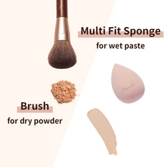 Fairy Makeup Brush Set / Marshmallow Fit Puff / Multi Fit Sponge Fairy Makeup Brush Set / Marshmallow Fit Puff / Multi Fit Sponge