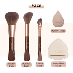 Fairy Makeup Brush Set / Marshmallow Fit Puff / Multi Fit Sponge Fairy Makeup Brush Set / Marshmallow Fit Puff / Multi Fit Sponge