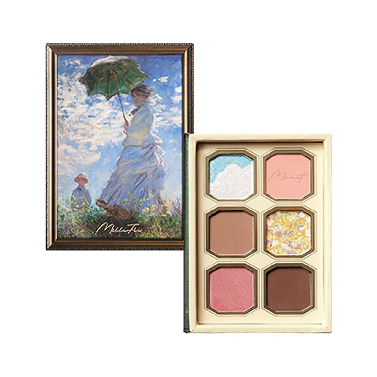 Painting Eyeshadow Palette-04 Woman With A Parasol-1-Millefee-Makeup-cosmetics