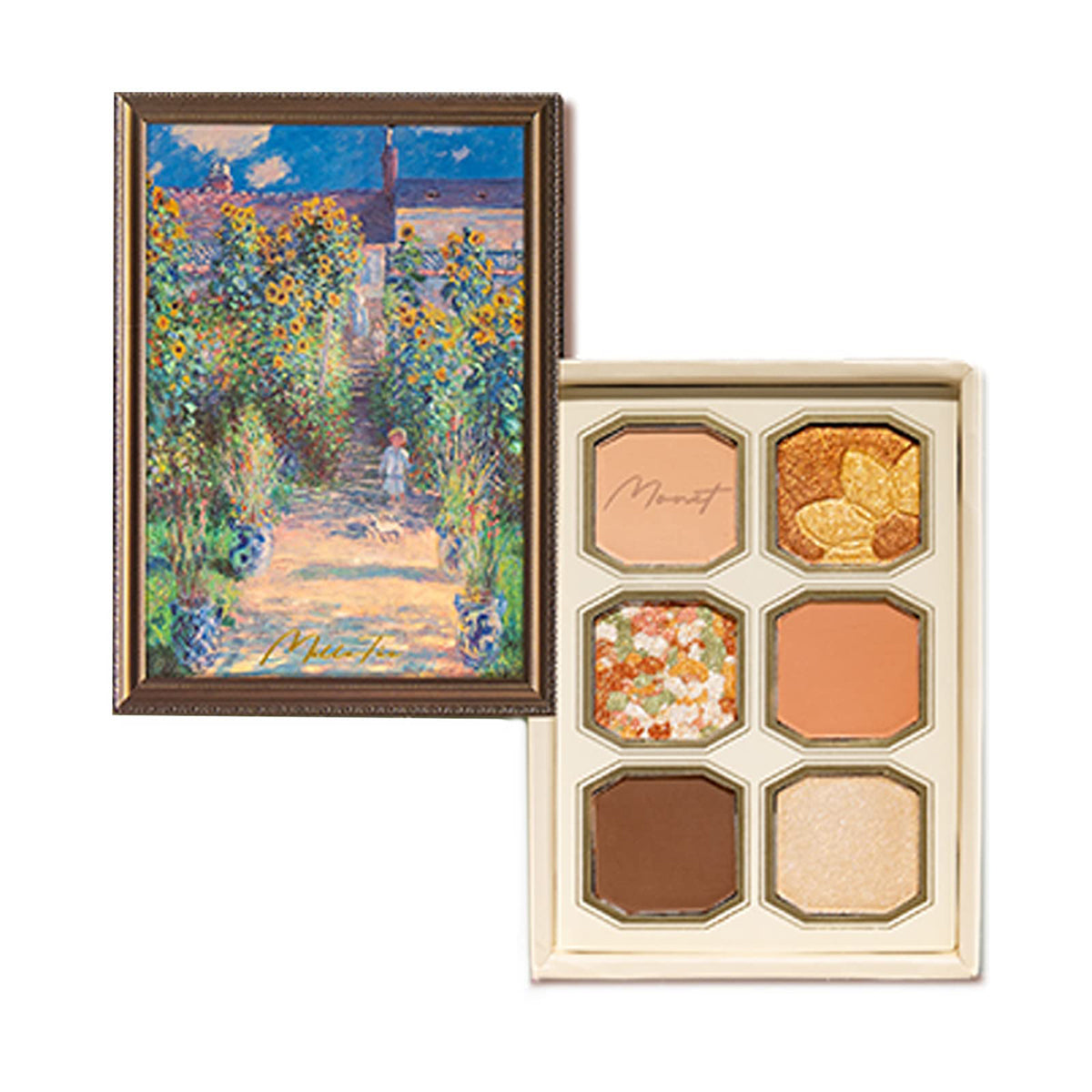 Painting Eyeshadow Palette-05 Monet's garden-1-Millefee-Makeup-cosmetics