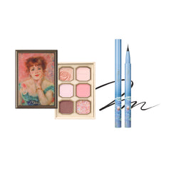 【Painting Set】Painting Eyeshadow Palette + Painting Liquid Eyeliner