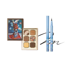 【Painting Set】Painting Eyeshadow Palette + Painting Liquid Eyeliner