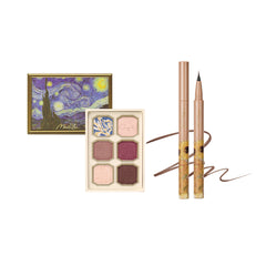【Painting Set】Painting Eyeshadow Palette + Painting Liquid Eyeliner